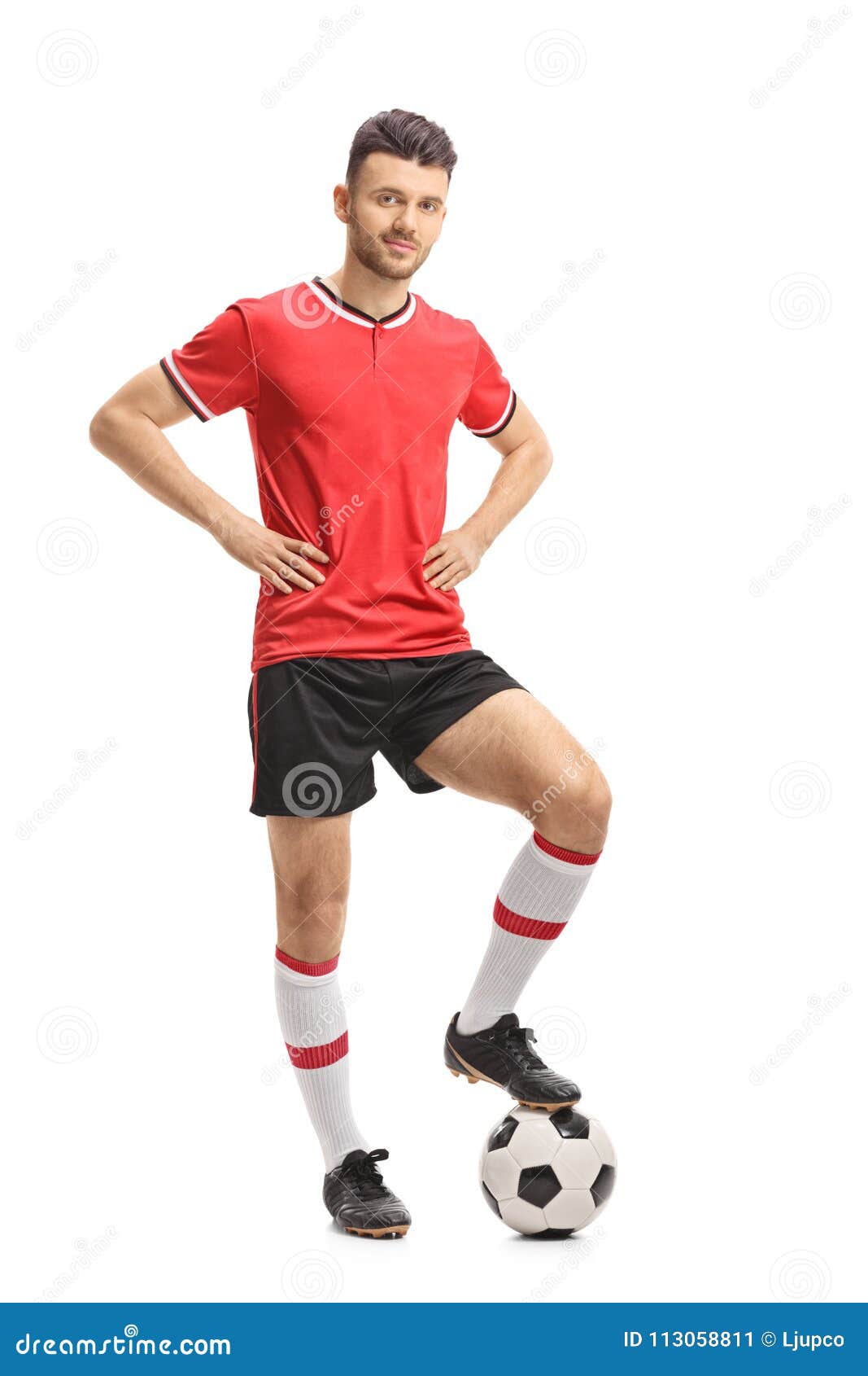 Football player in running pose. 24481501 Vector Art at Vecteezy