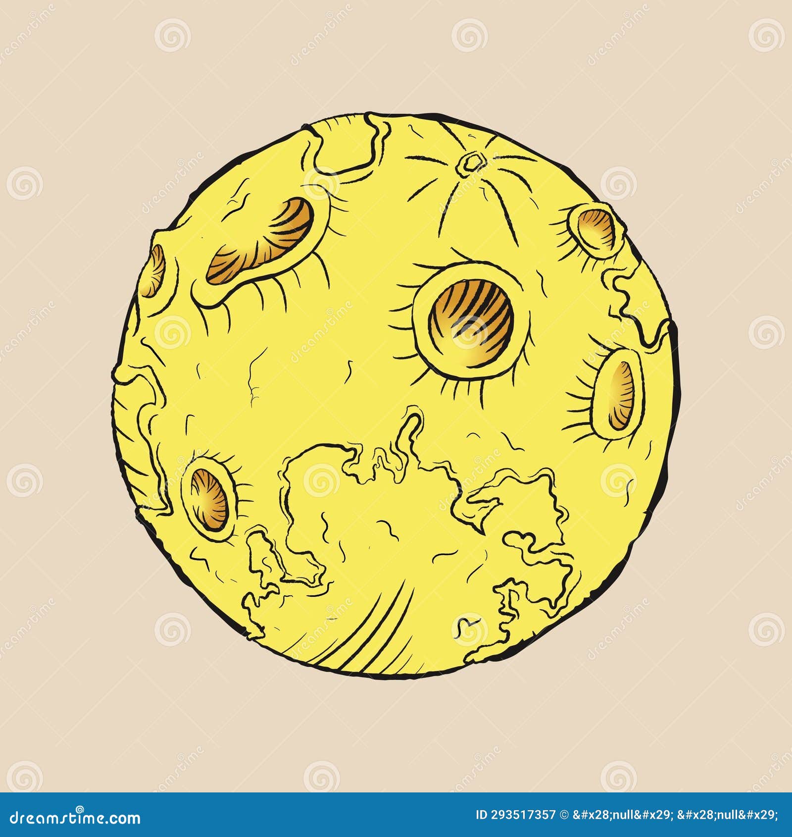 Moon Stock Illustration - Download Image Now - Moon, Moon Surface,  Planetary Moon - iStock