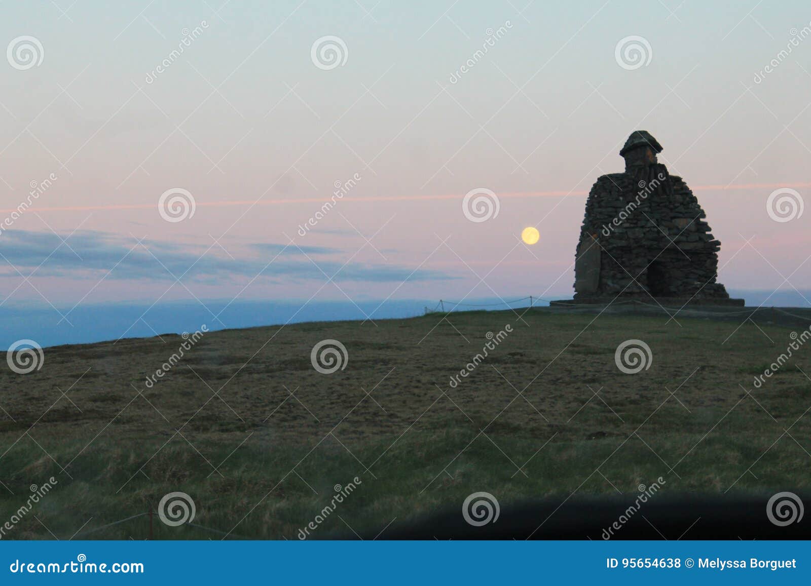 A Full Moon in Iceland stock photo. Image of cove, vastnthe 95654638