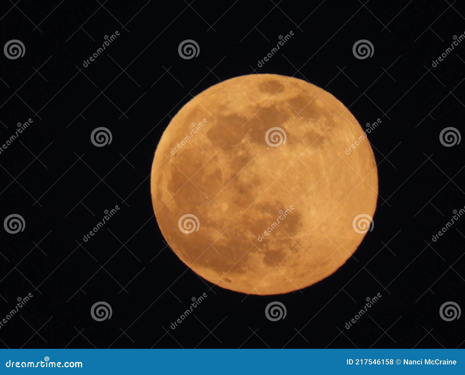 April Super Mega Full Moon Shines High in the Night Sky Stock Photo ...