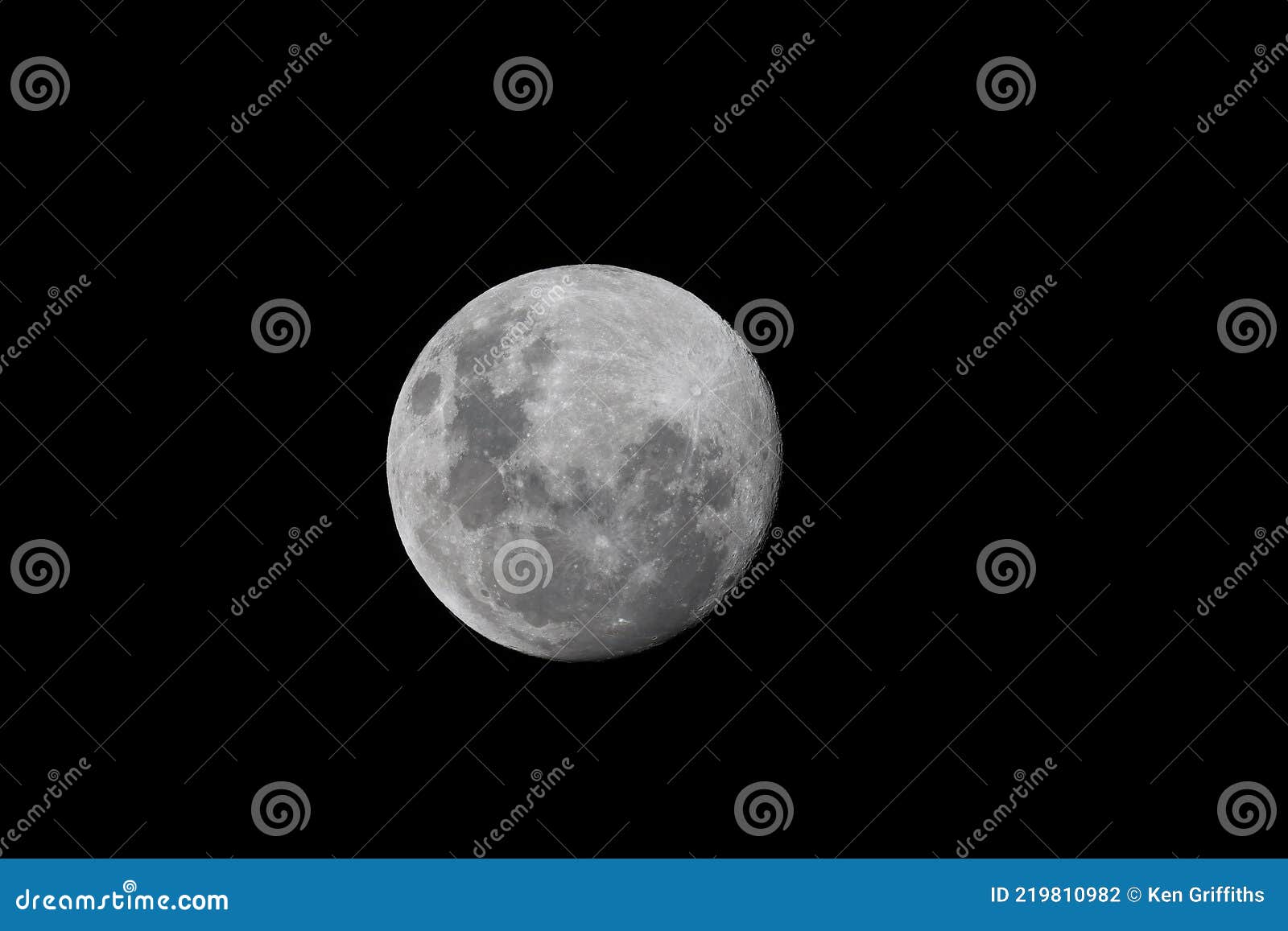 Full Moon stock photo. Image of full, lunar, night, moon 219810982