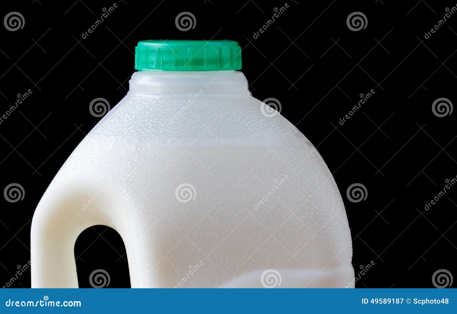 Full plastic milk bottle stock image. Image of background 49589187