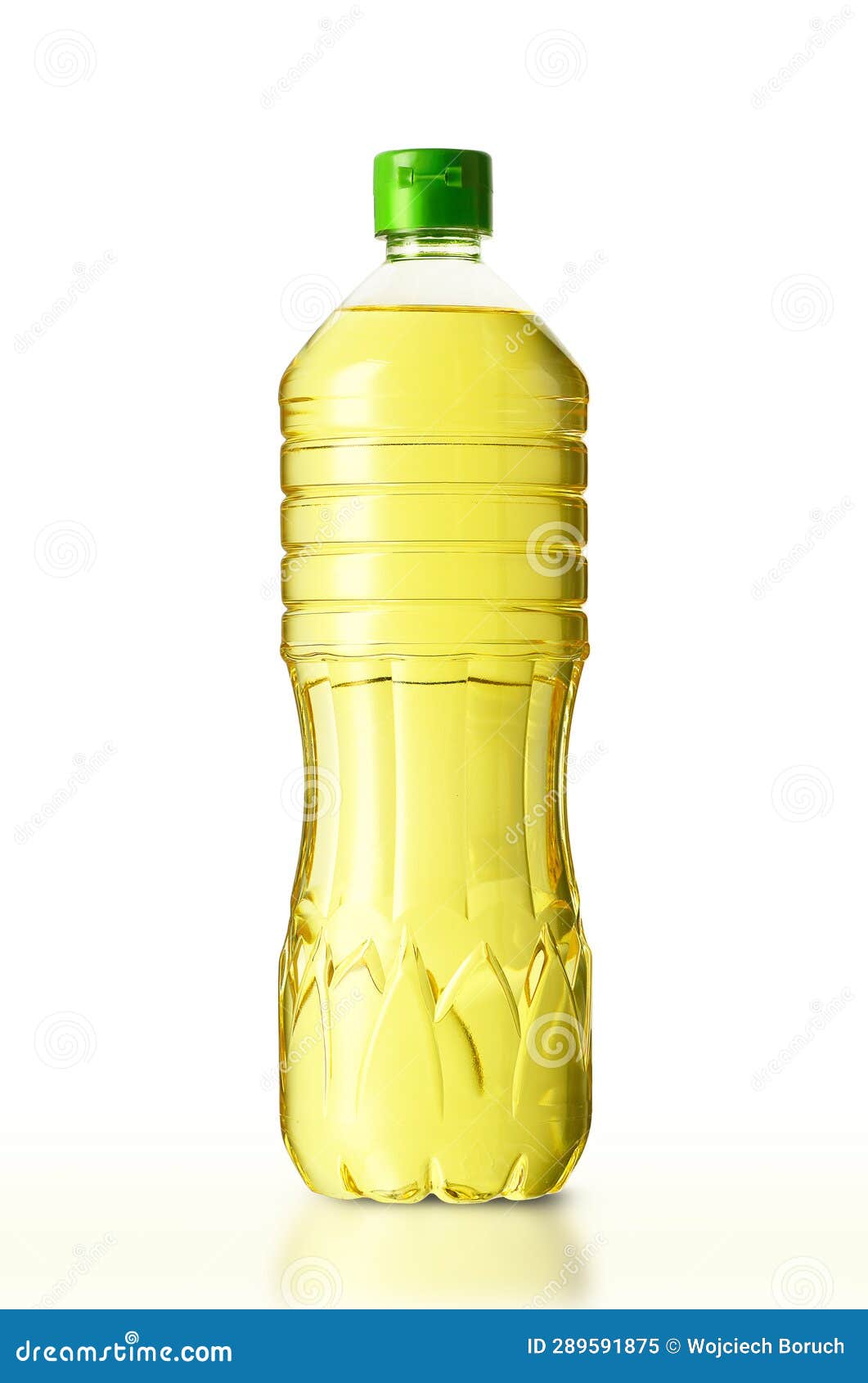 Full plastic oil bottle stock image. Image of full, white 289591875
