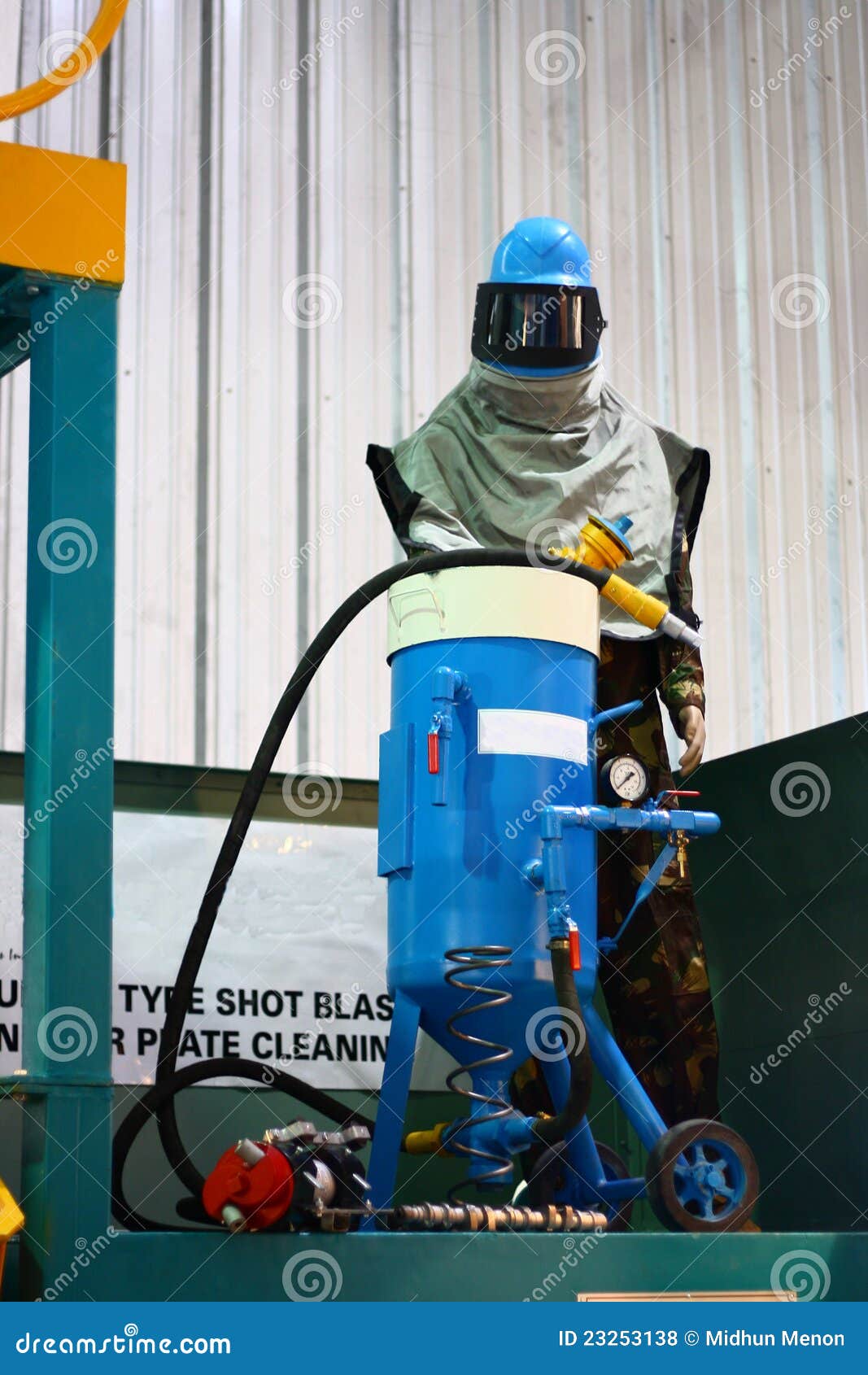 Full Sealed Hazardous Chemical Protective Clothing Stock Photo Image