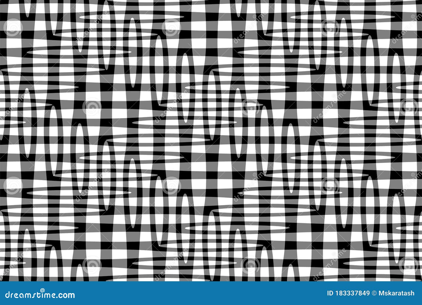 black and white pattern clothing