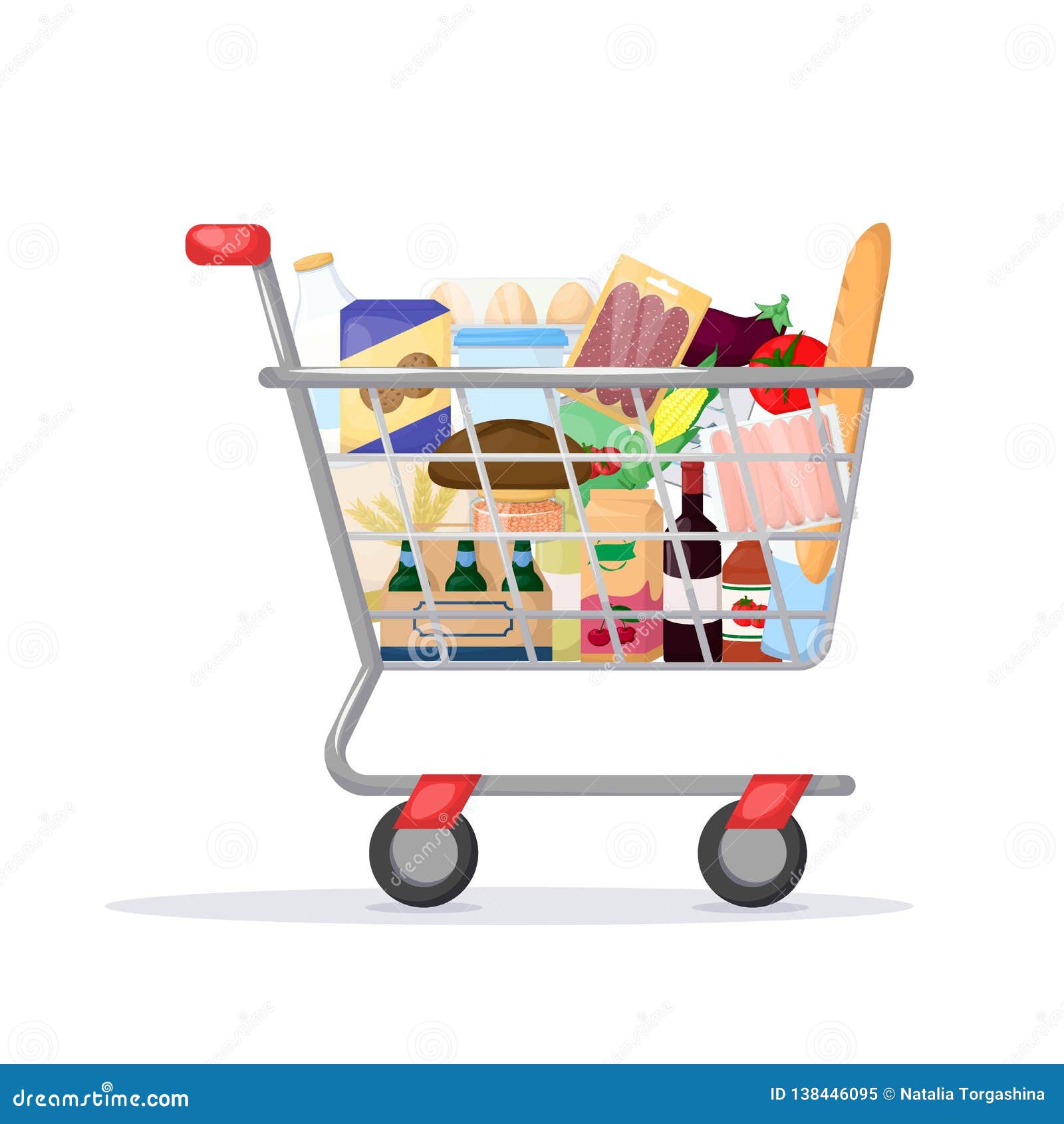 Supermarket Food Stock Illustrations – 72,213 Supermarket Food Stock  Illustrations, Vectors & Clipart - Dreamstime