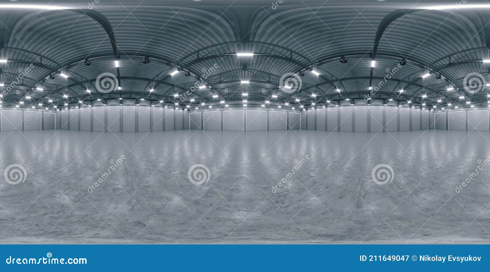 full spherical hdri panorama 360 degrees of empty exhibition space. backdrop for exhibitions and events. tile floor. marketing