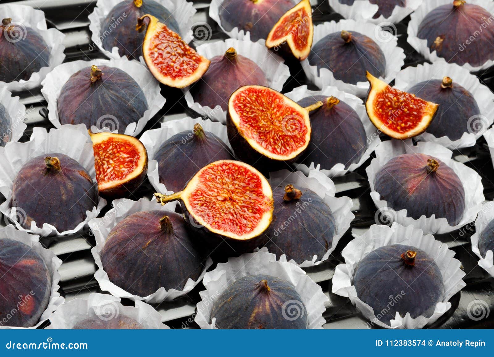 Full Vegetable Box with Figs on White Background Stock Photo Image of