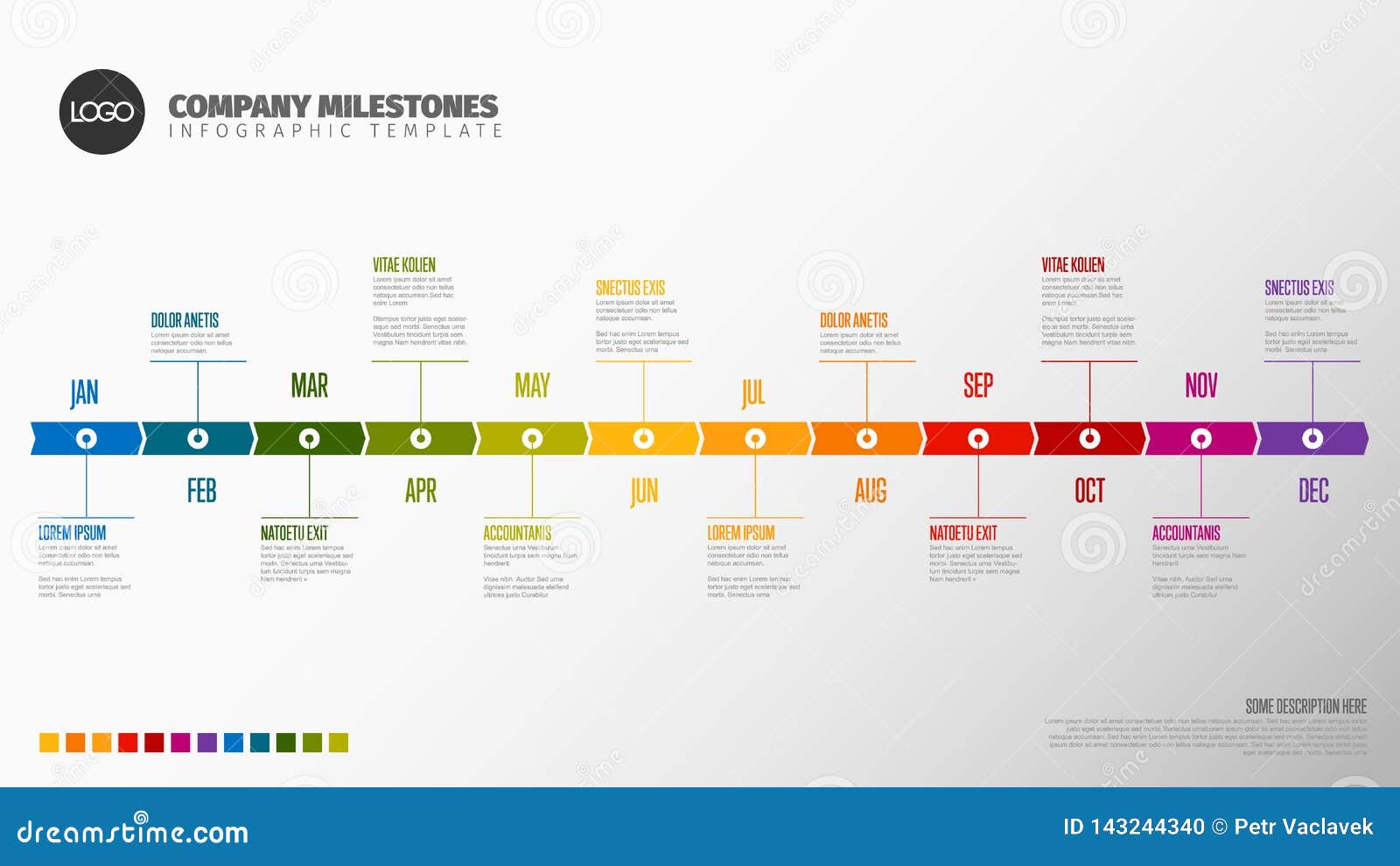 Tijdlijn Powerpoint Template