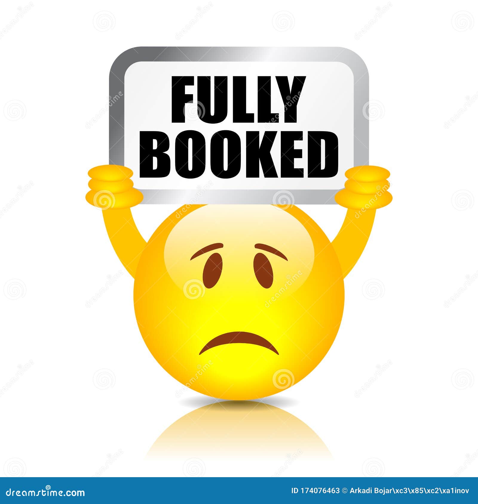 fully booked  emoji