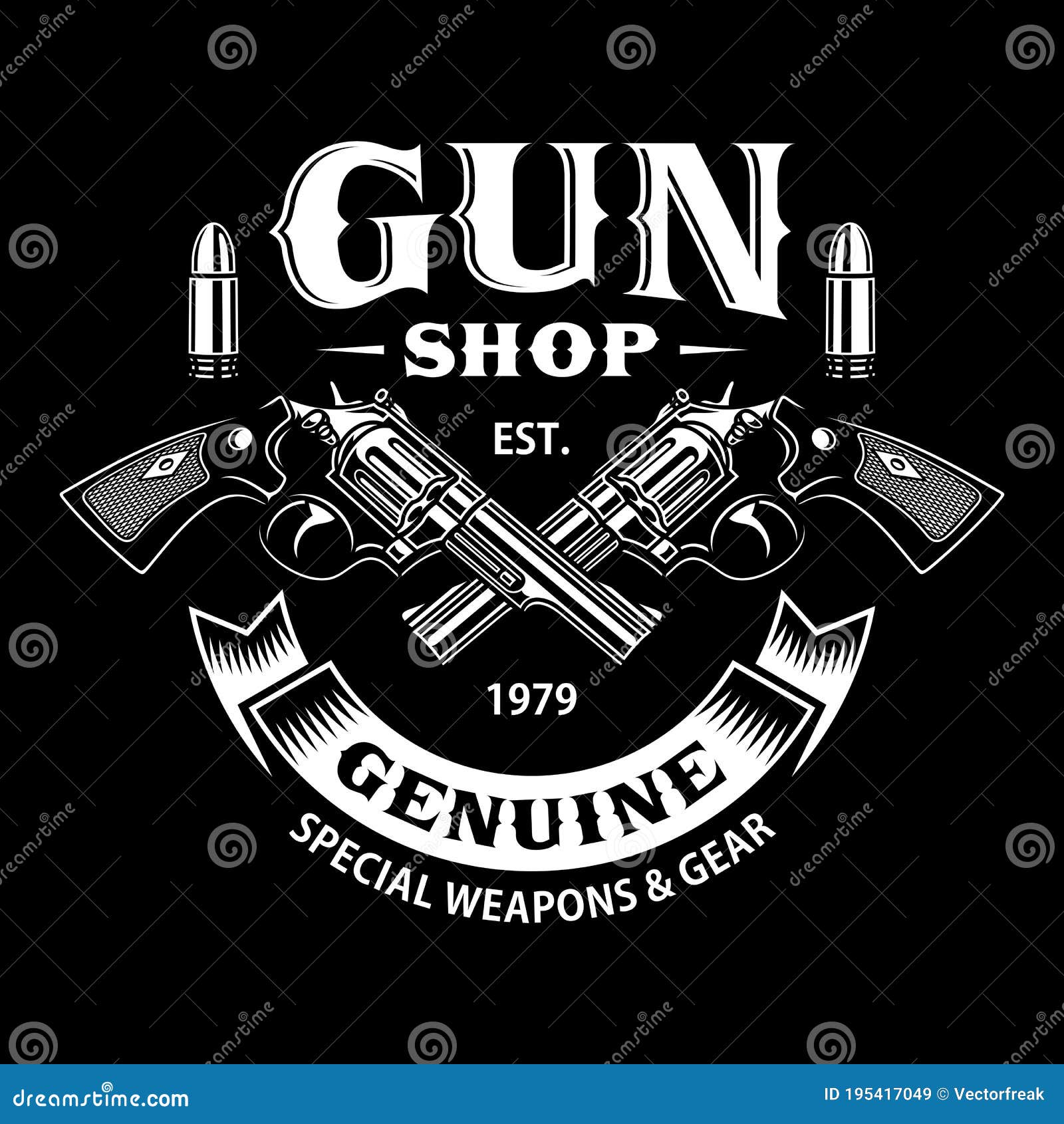 35 Gun Shop Logo - Pin Logo Icon