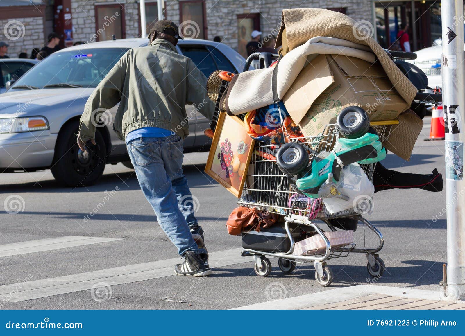 Fully loaded shopping cart