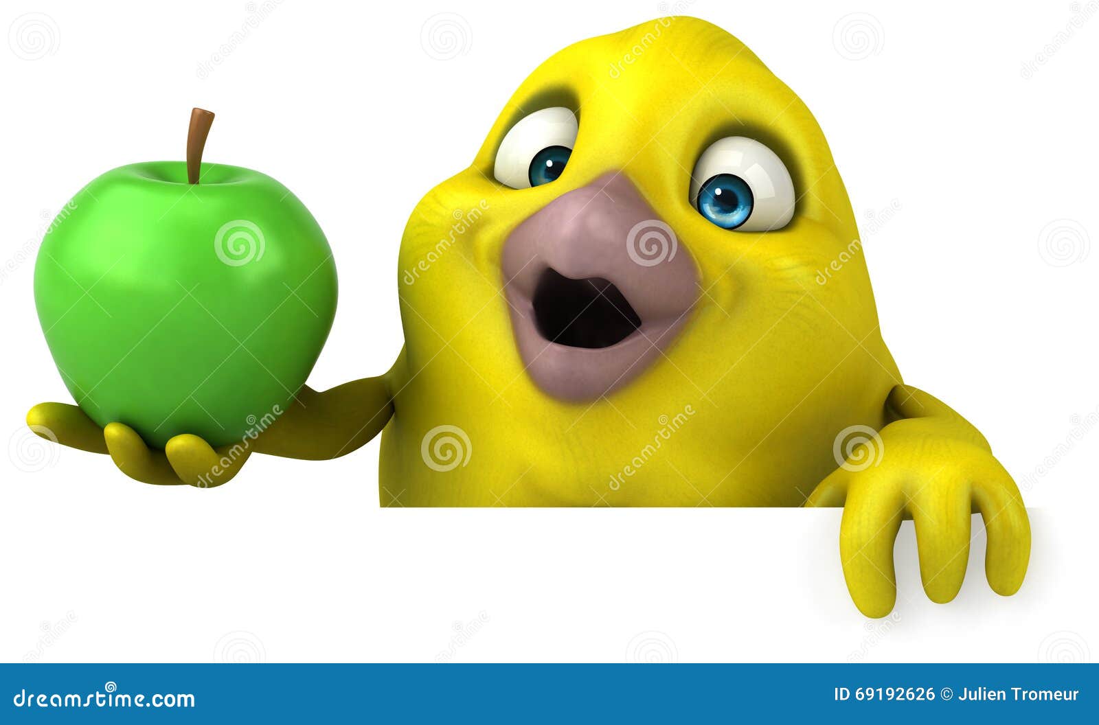Fun bird stock illustration. Illustration of songbird - 69192626