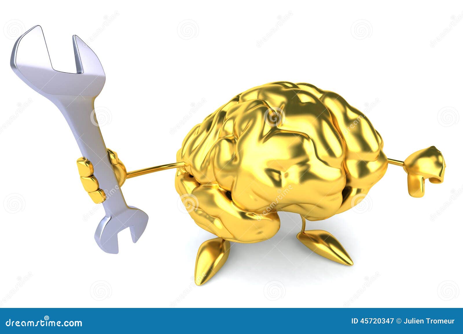 Fun brain stock illustration. Illustration of mental 45720347