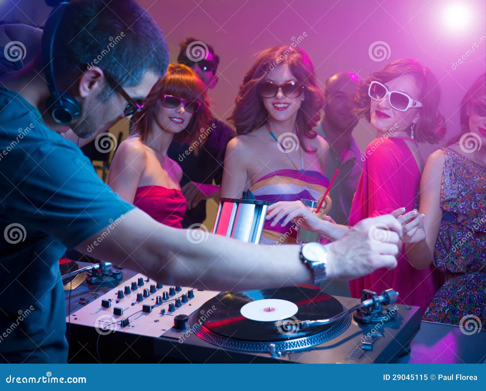 Fun in club stock image. Image of adult, dancing, beautiful - 29045115