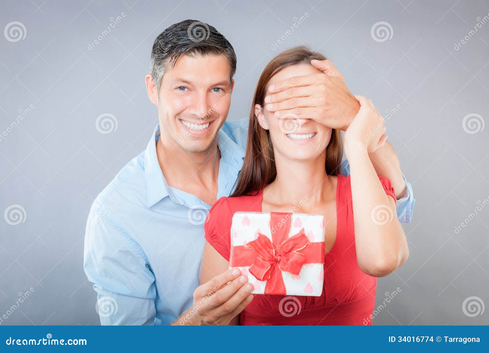 Fun Couple Stock Photo Image Of Gift Person People 34016