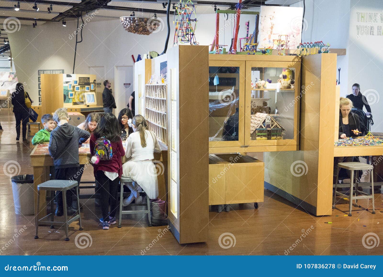 Telus Spark Science Centre and Museum in Calgary Editorial Stock Photo