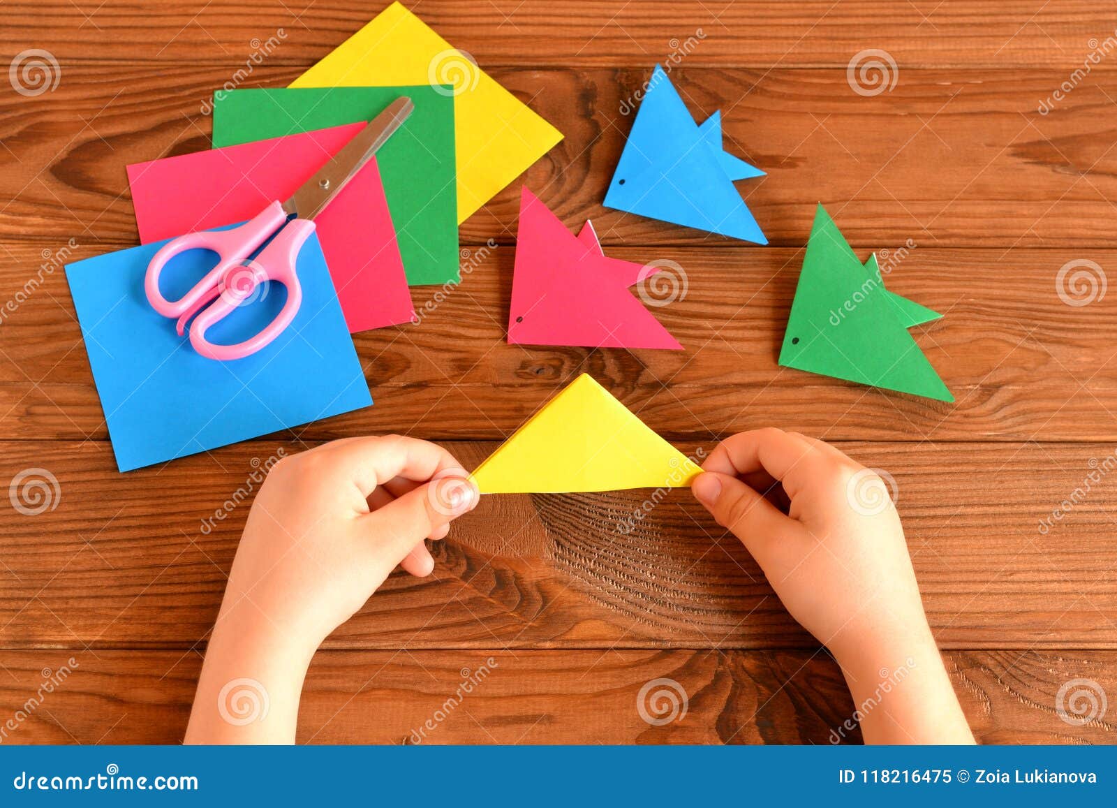 How to Make Easy Origami Paper Fish, Fold Origami Fish for Kids