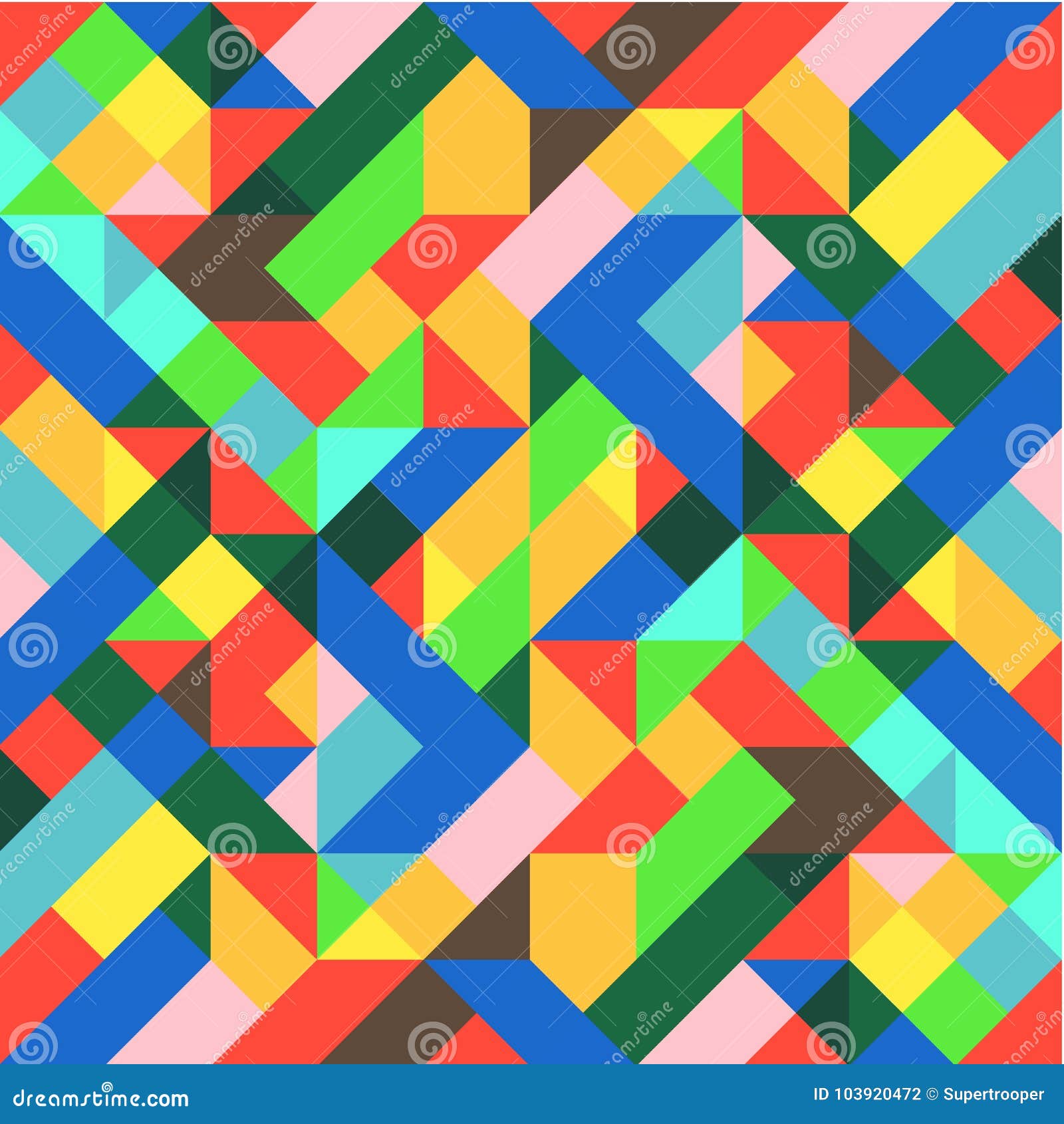 fun fashion geometric pop art 1980 style pattern