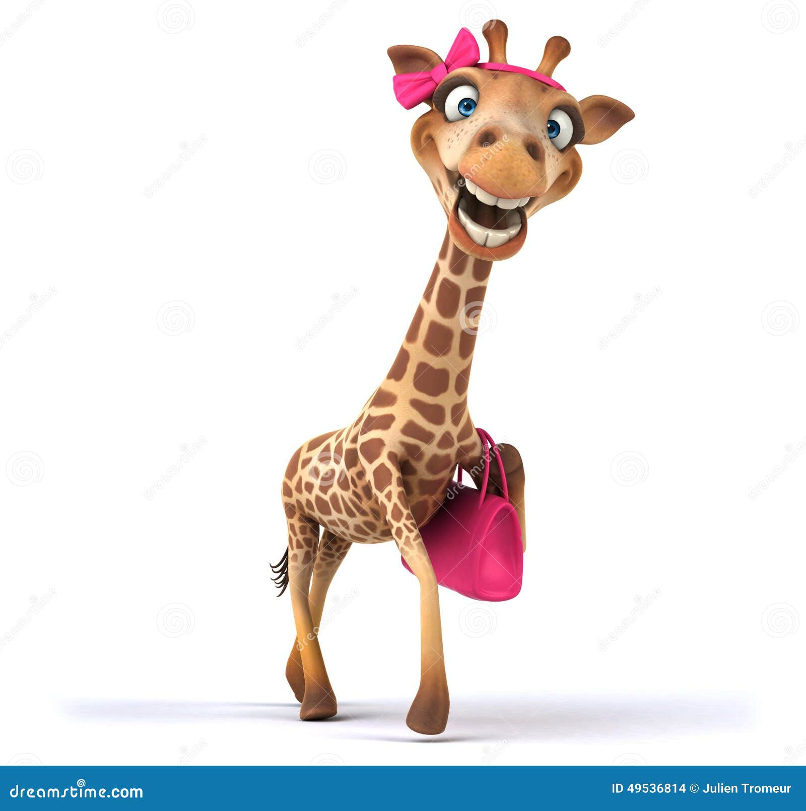 Fun giraffe stock illustration. Illustration of brown 49536814