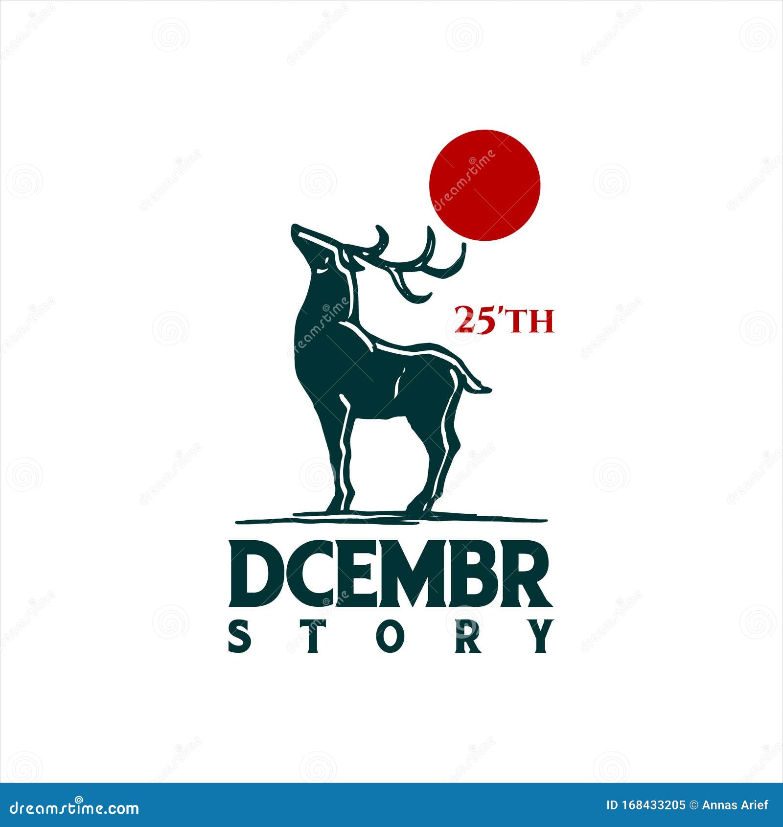 fun  of deer for christmas celebration card