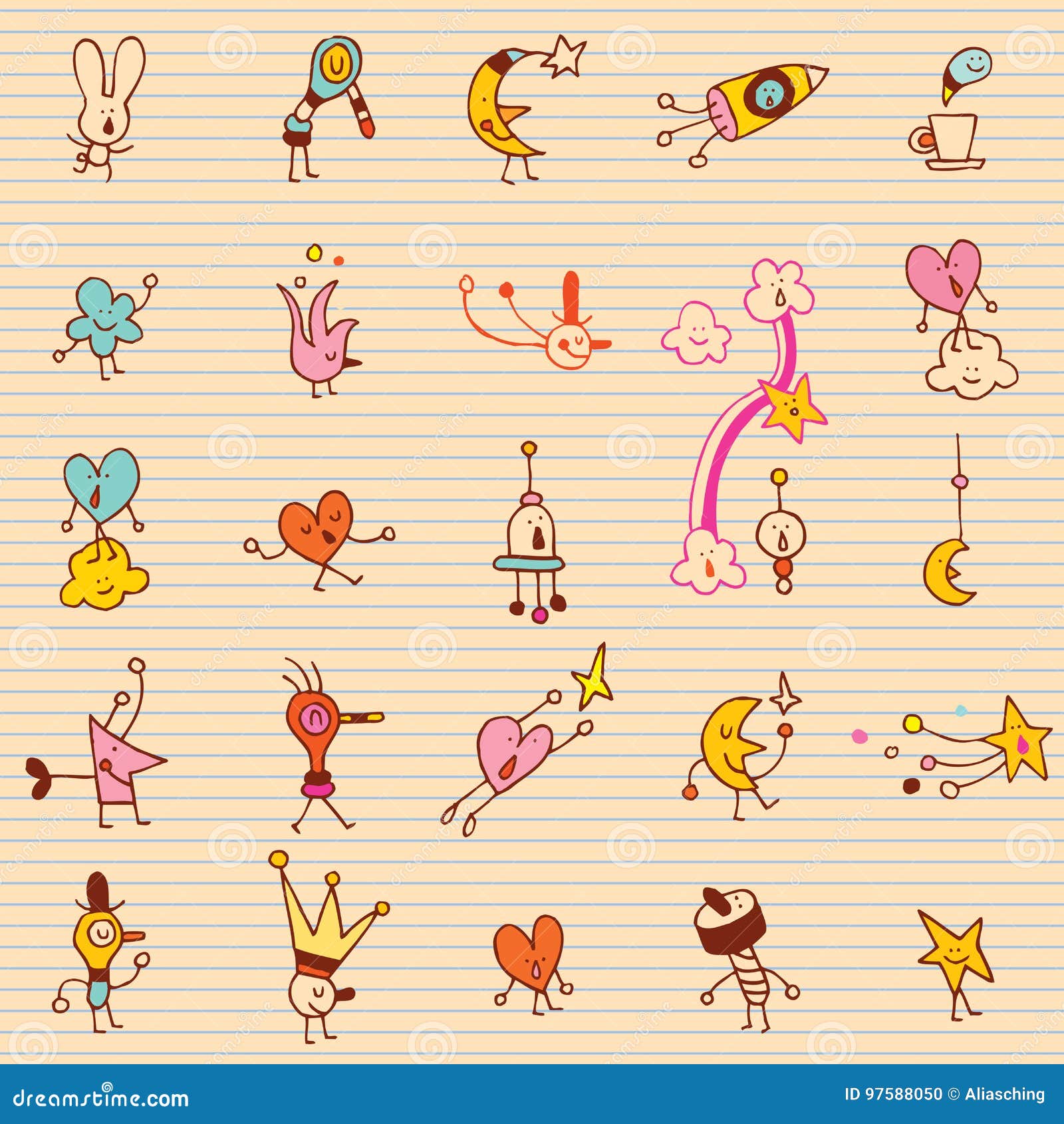 Fun Cartoon Pattern Stock Illustrations – 284,657 Fun Cartoon Pattern Stock  Illustrations, Vectors & Clipart - Dreamstime