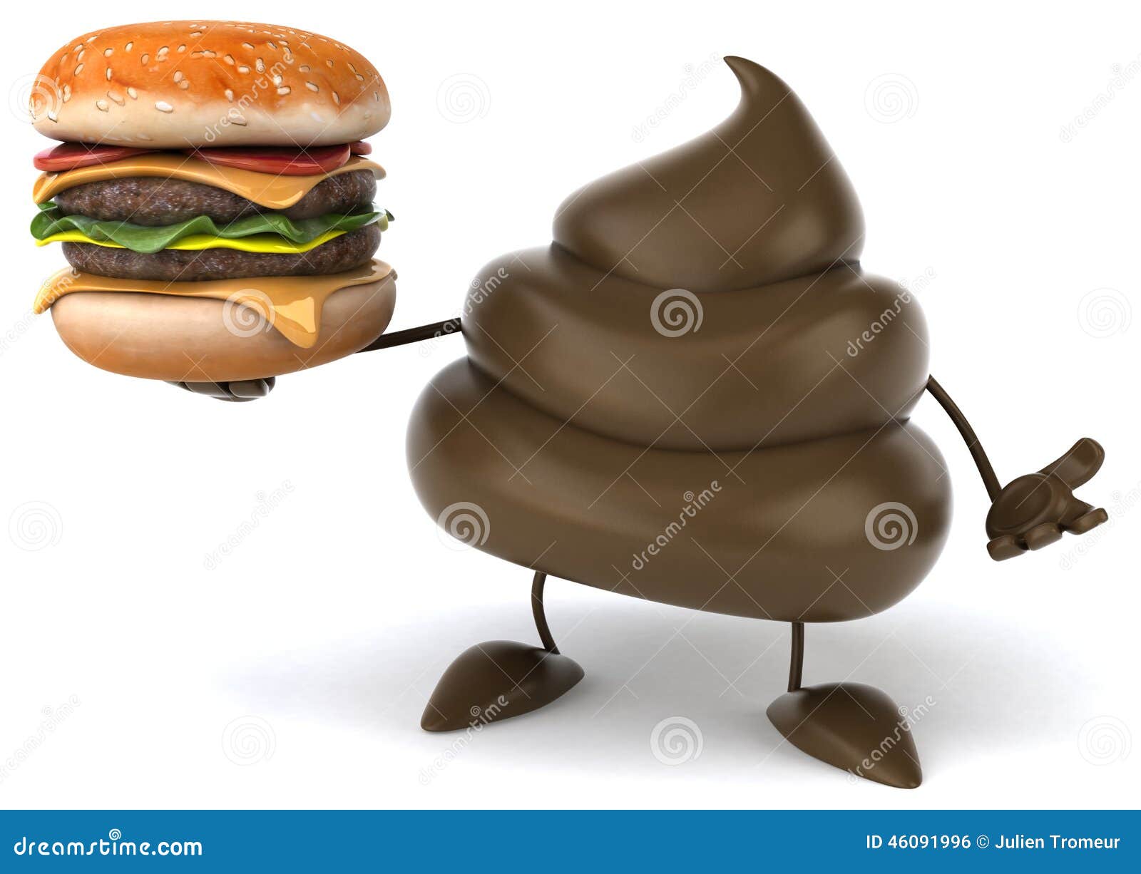 Fun poop stock illustration. Illustration of clipart 46091996