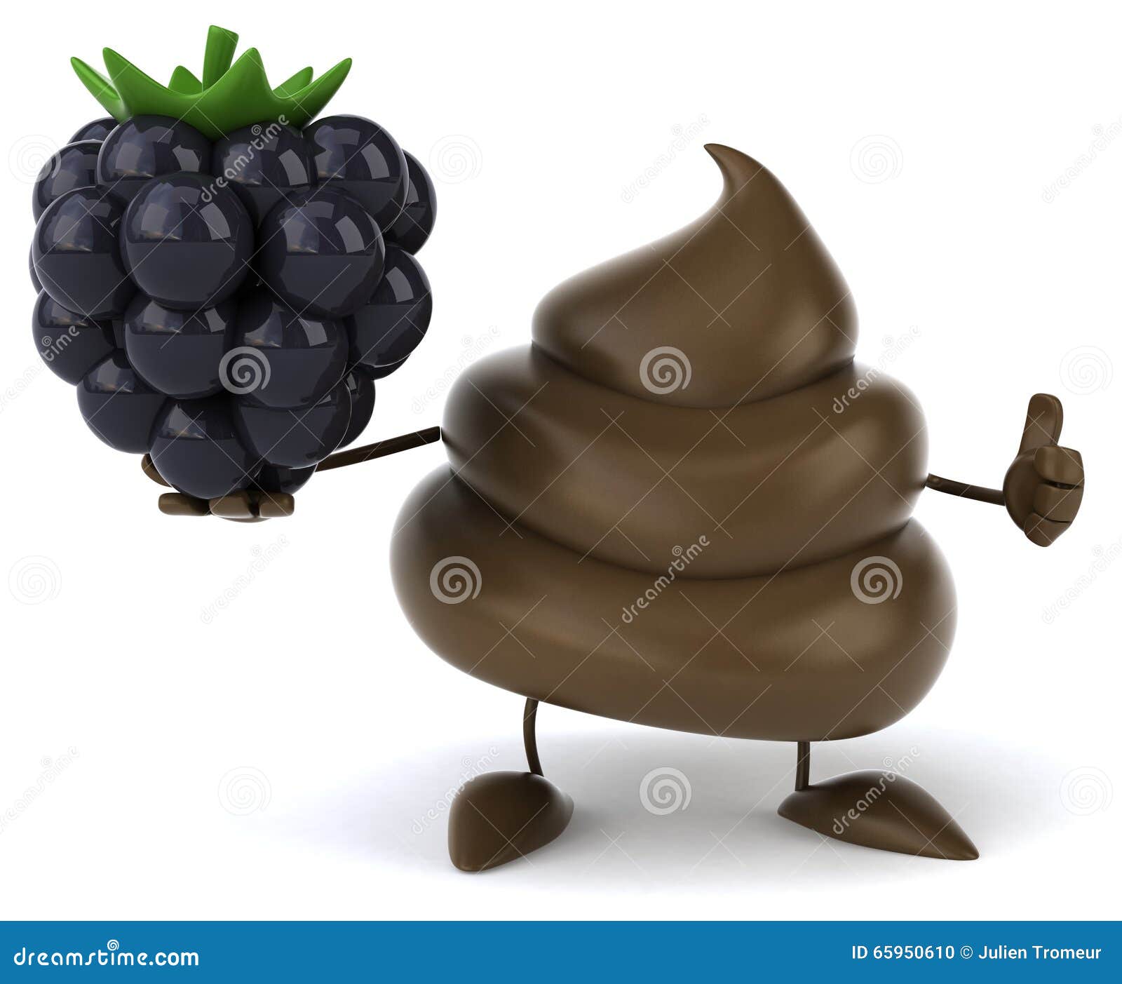 Fun poop stock illustration. Illustration of pile, blackberry 65950610