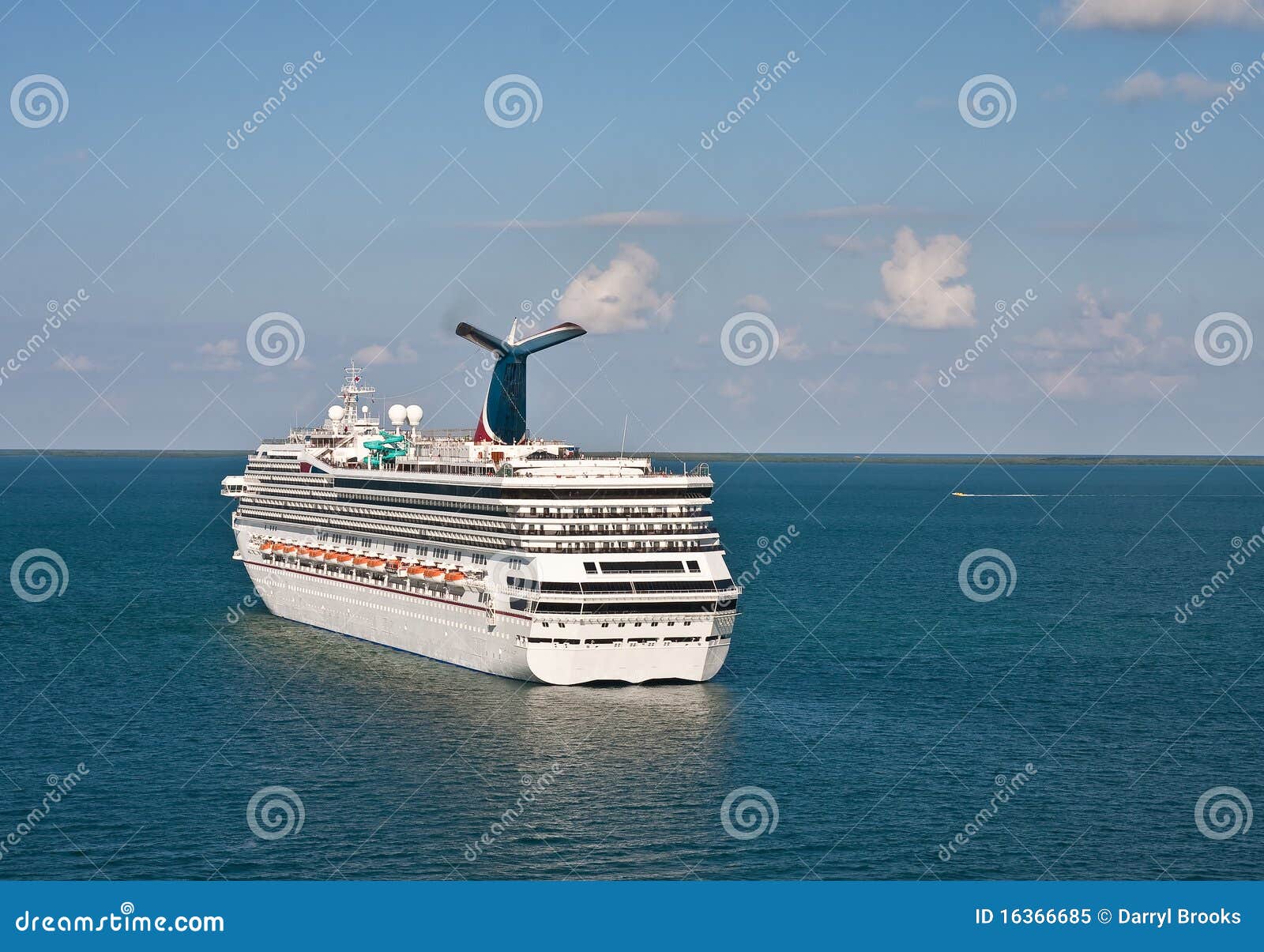 Fun Ship Sailing Away stock image. Image of blue, cruise 16366685