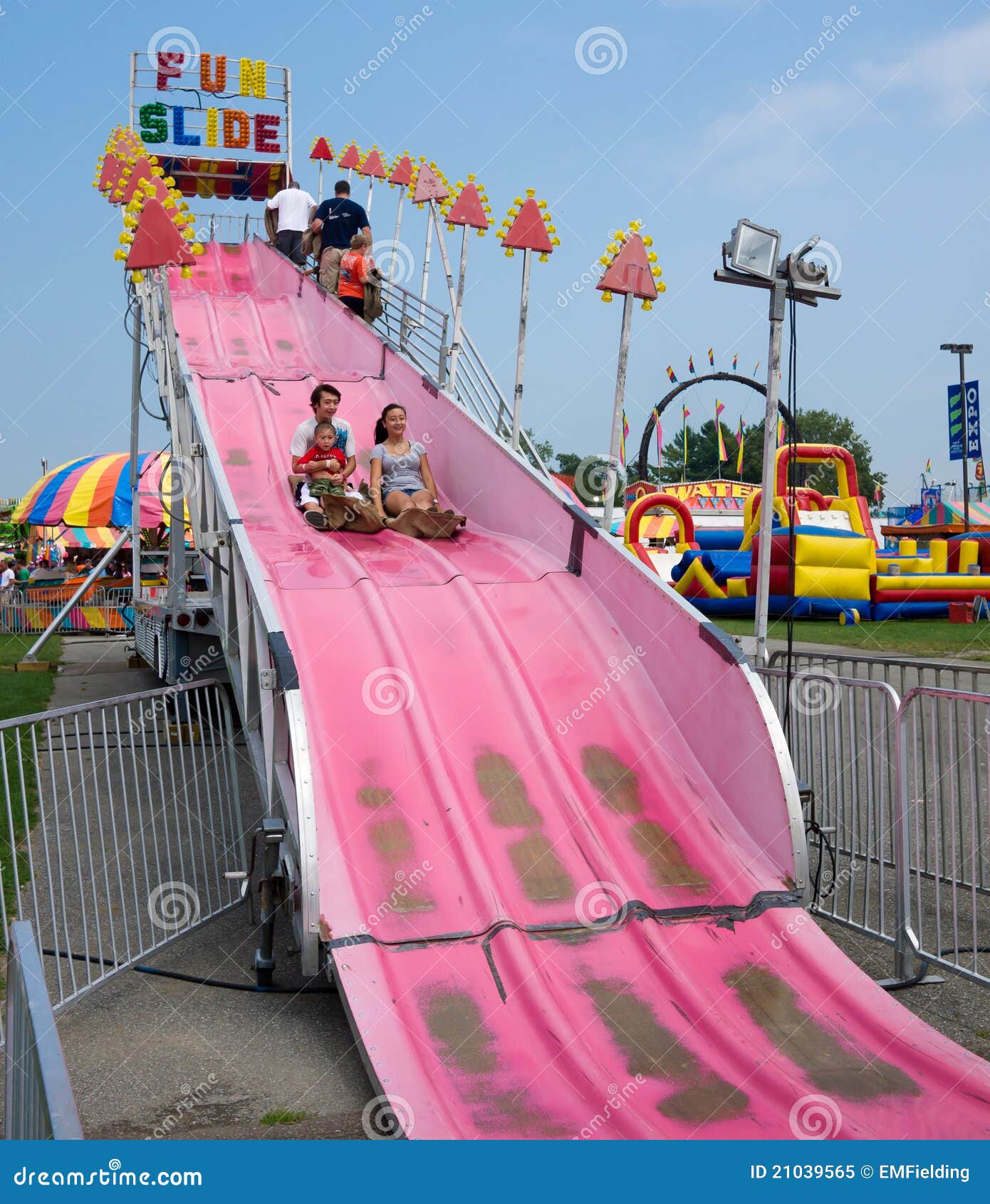 Fun Slide Ride editorial image. Image of vermont, champlain - 21039565