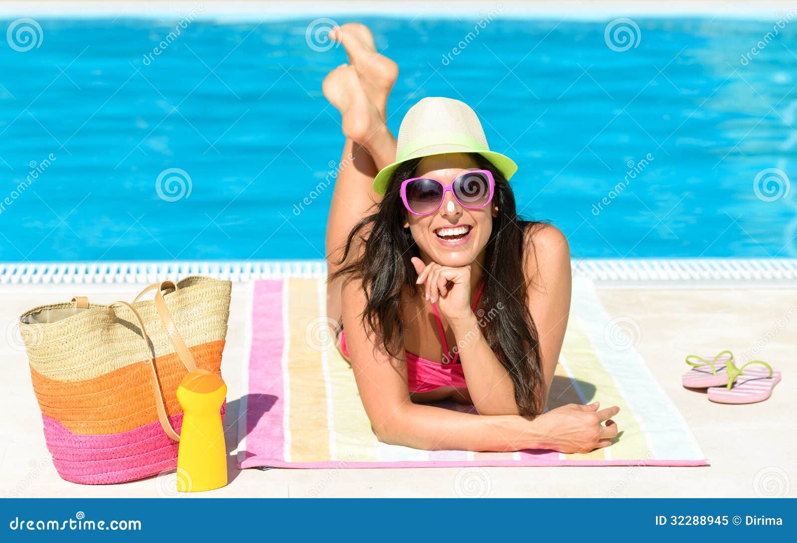 Fun Summer Vacation at Pool Stock Image - Image of happy, holidays: 32288945 Fun Summer Vacation at Pool Stock Image - Image of happy, holidays: 32288945