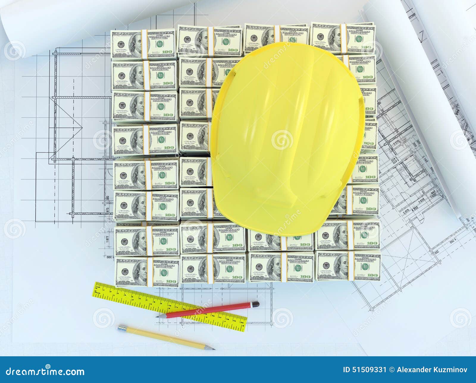 Fund for new construction stock image. Image of arranging 51509331