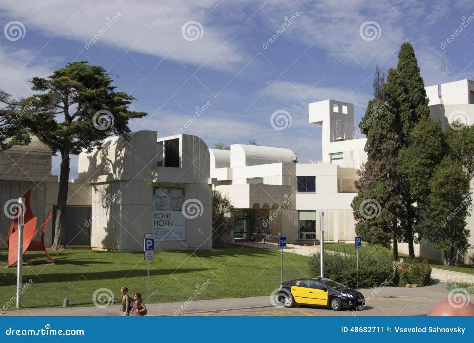 Fundacion Joan Miro in montjuic Barcelona