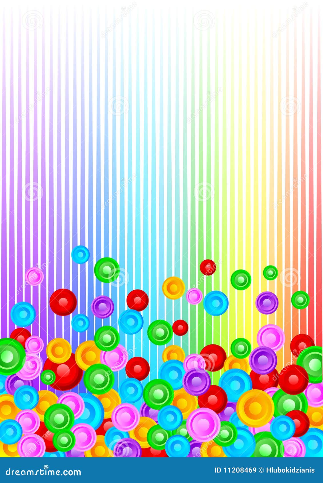 Fundo Colorido Do Vetor Com Circulo Ilustracao Do Vetor Ilustracao De Pattern Azul 11208469