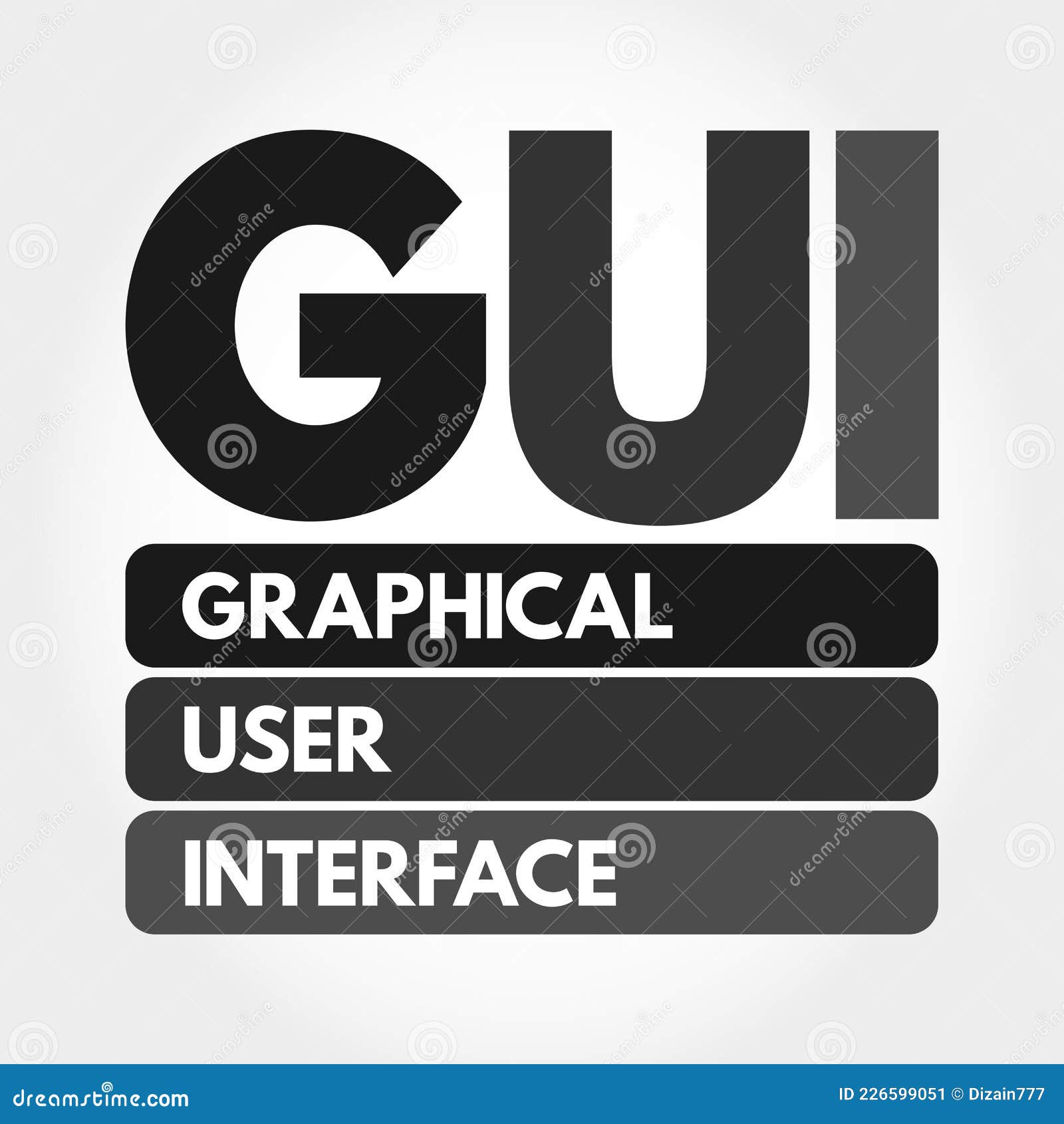 Conjunto completo de interface gráfica do usuário (gui) para criar