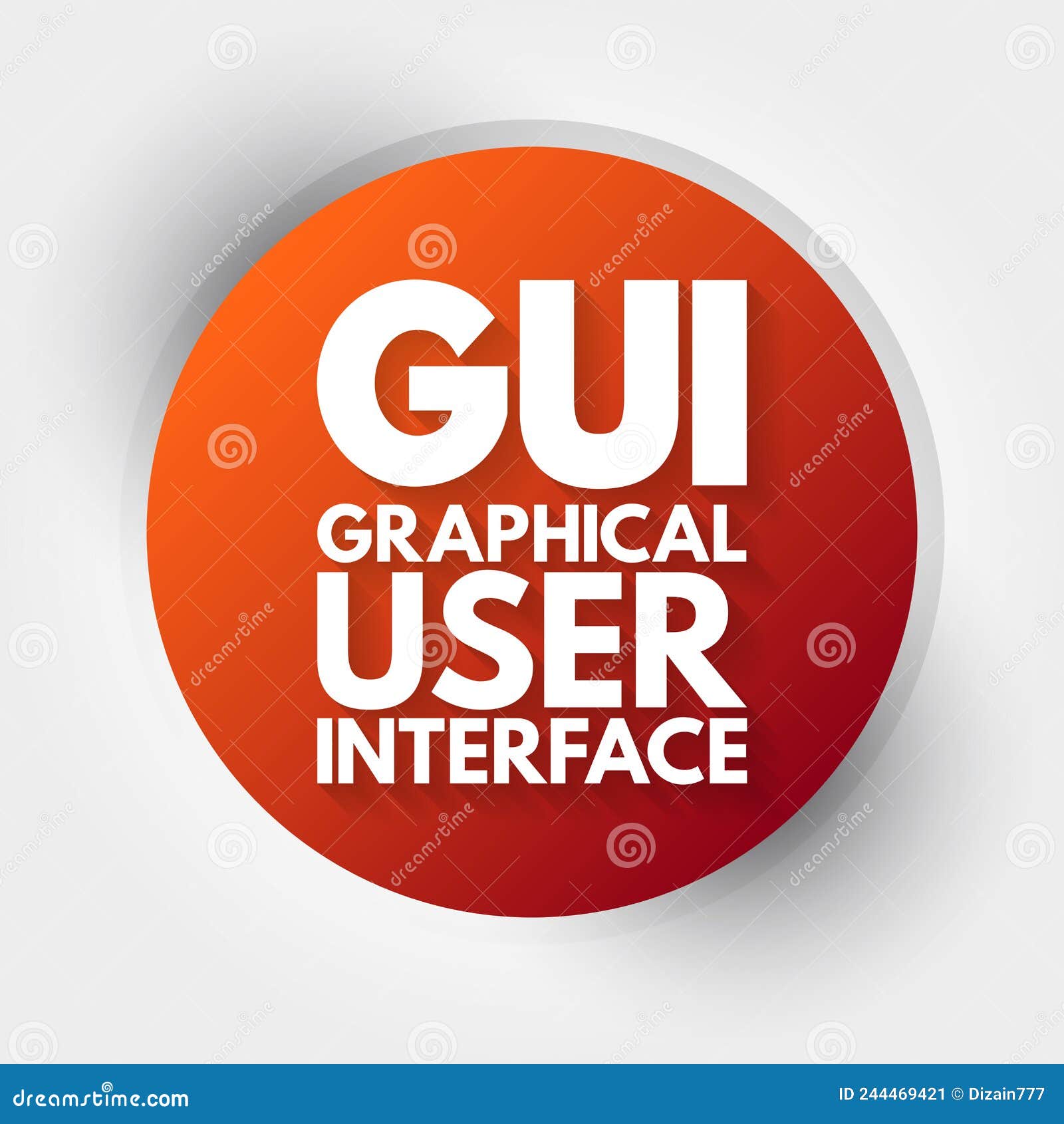 Conjunto completo de interface gráfica do usuário (gui) para criar