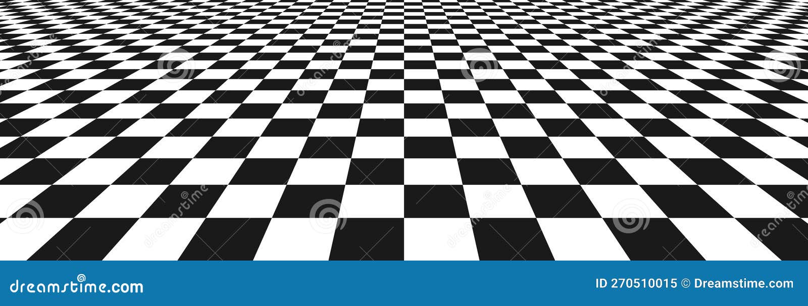 Piso de padrão de xadrez preto e branco