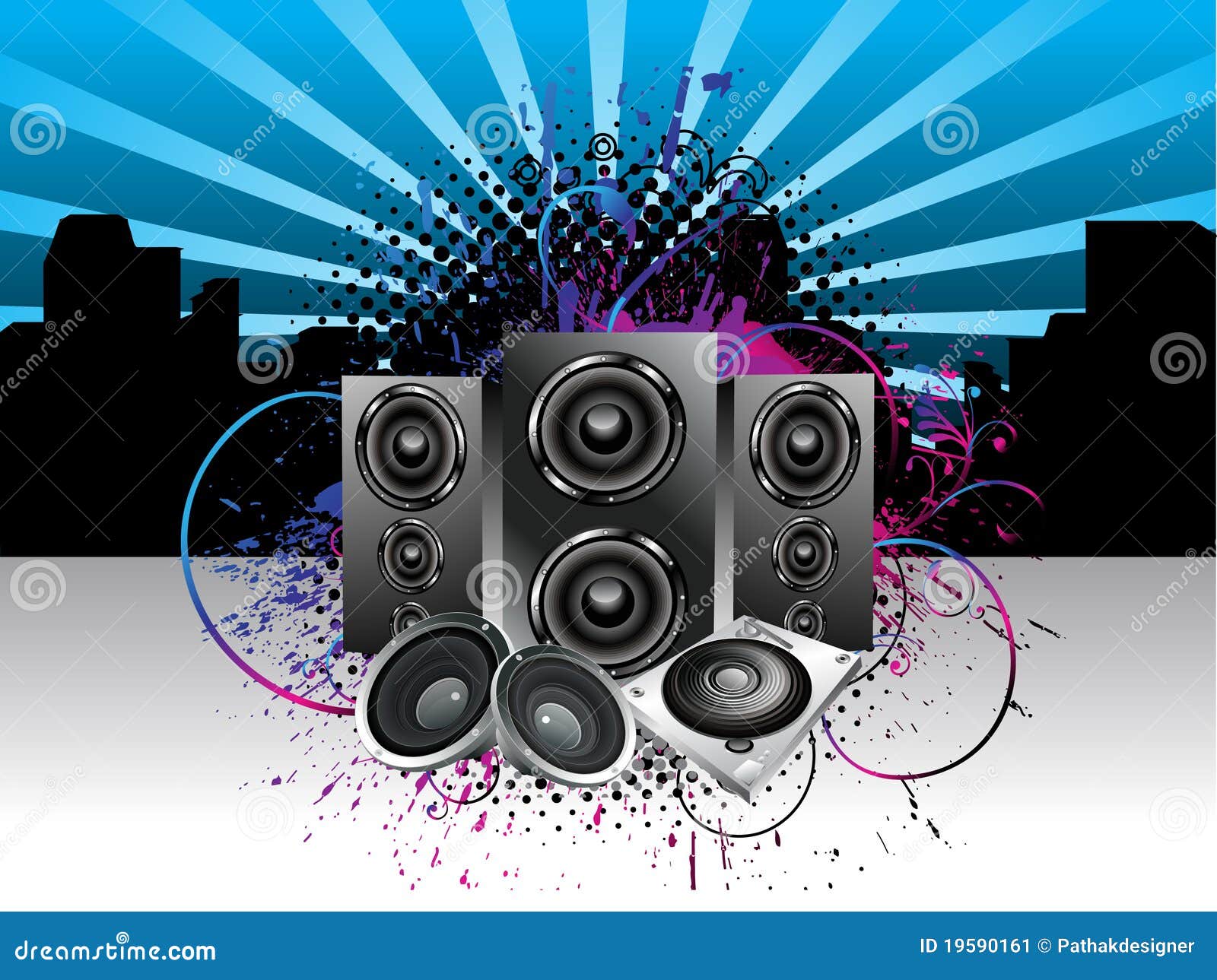 Fundo Musical Abstrato Do Clube De Noite Ilustracao Do Vetor Ilustracao De Musical Fundo 19590161