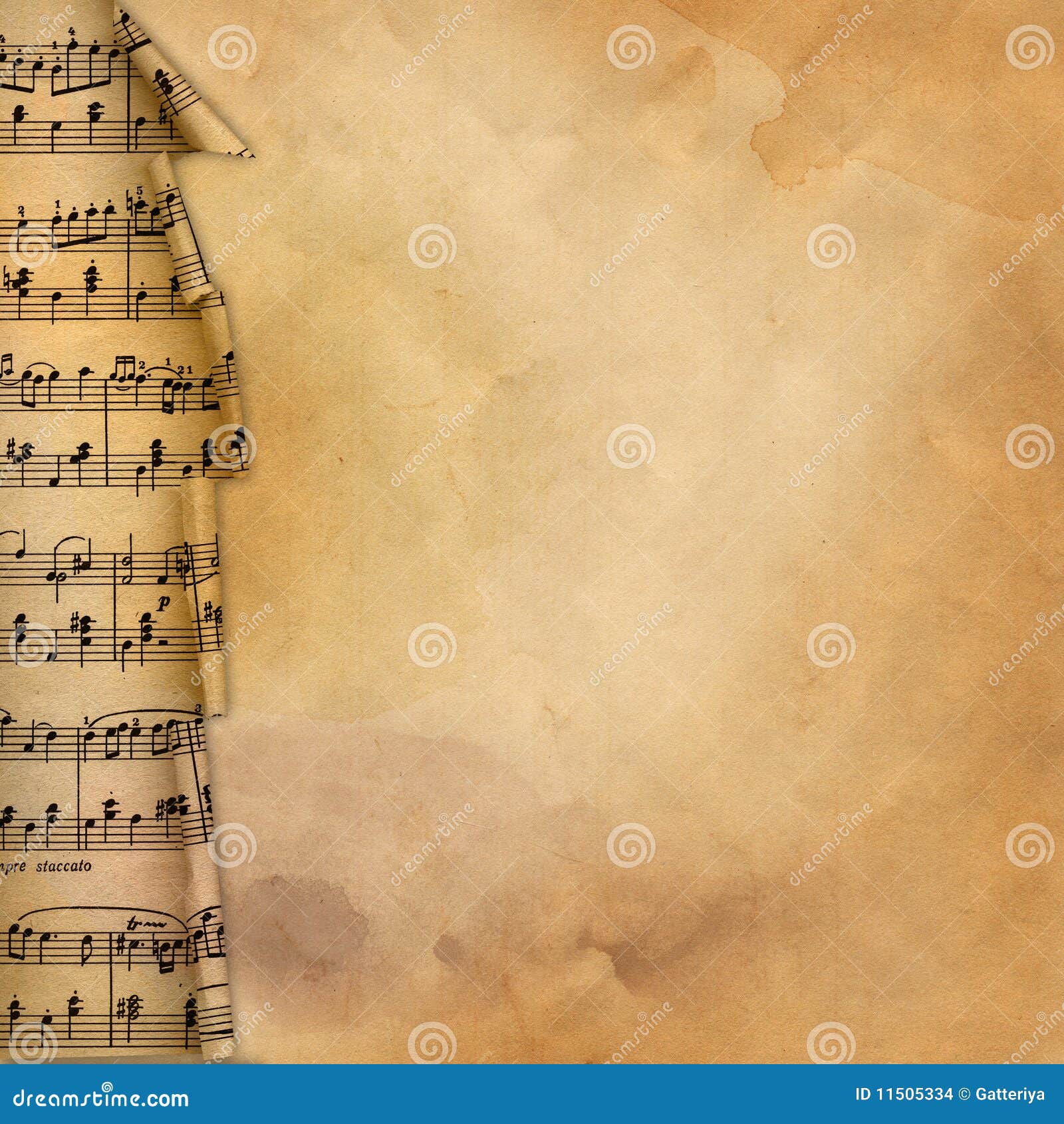 Fundo Antigo Com Borda Musical Para Design Ilustração Stock - Ilustração de  rancor, nota: 11505334, image size:1600x1690