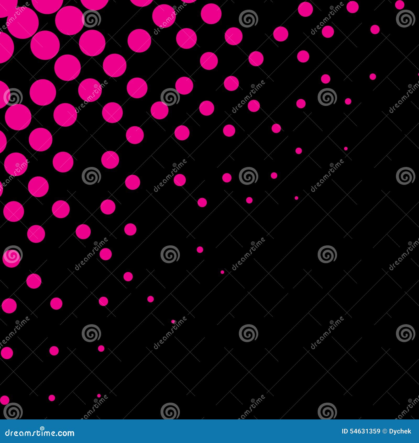 Fundo Preto Com Circulos Cor De Rosa Ilustracao Do Vetor Ilustracao De Rosa Preto 54631359