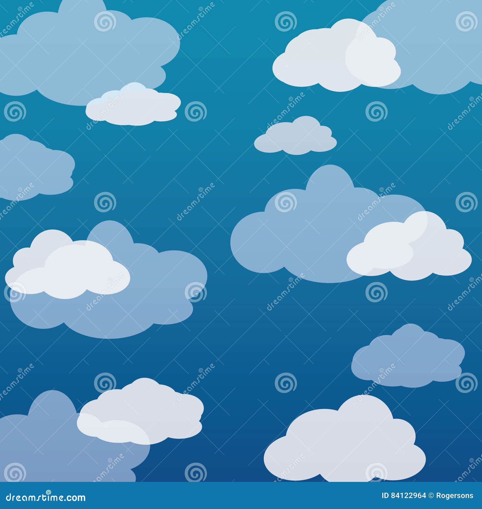 Coleção Simples Da Nuvem Com Sombra Jogo De Nuvens Diferentes Ícones E  Grupo Da Nuvem Do Logotipo Ilustração do Vetor - Ilustração de nuvens,  azul: 69461956