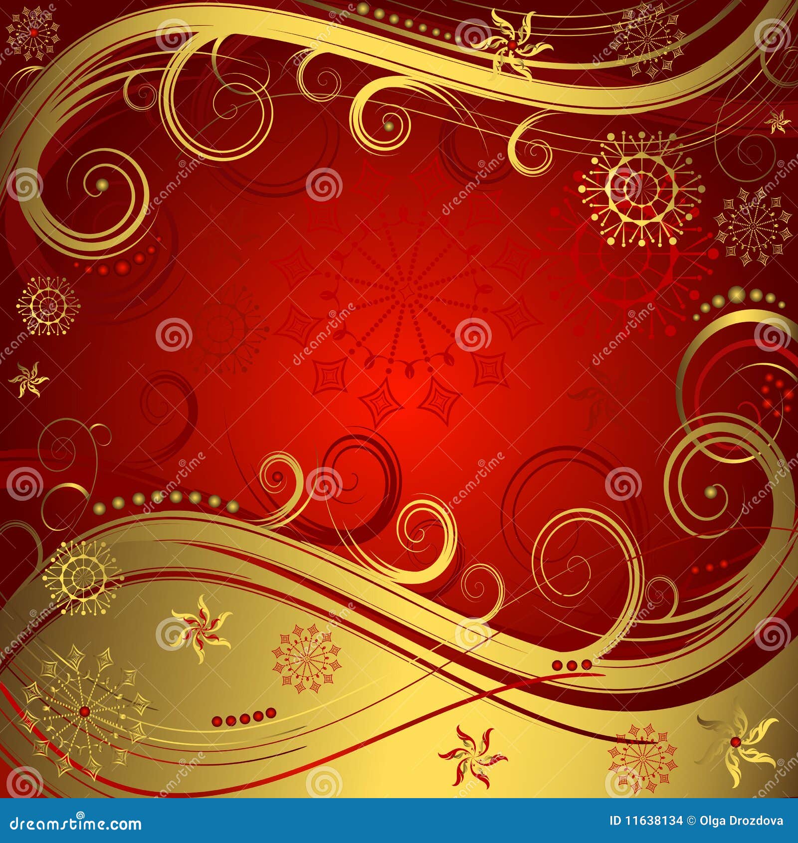 Fundo Natalício Vermelho E Dourado (vetor) Ilustração do Vetor - Ilustração  de estrela, quadro: 11638134, image size:1600x1690