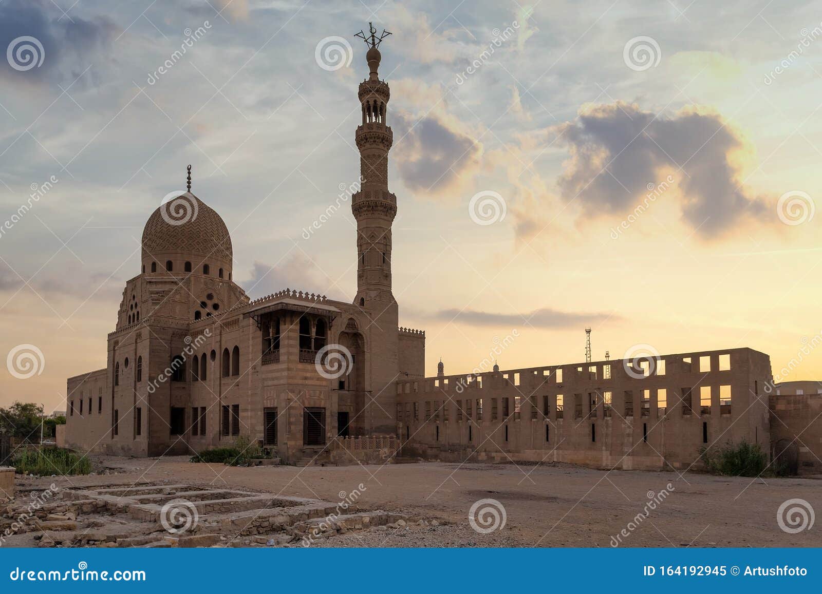 The Funeral Complex of Qurqumas, Cairo Stock Image Image of dome