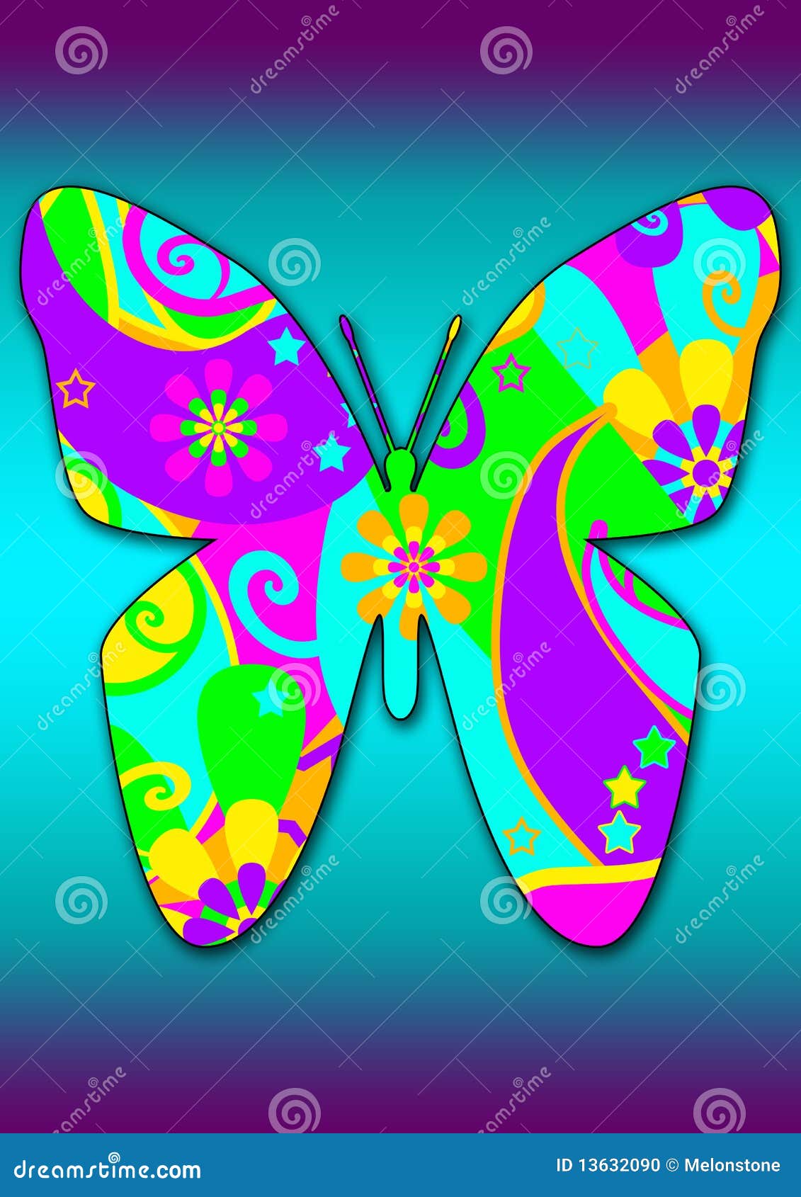 funky butterfly