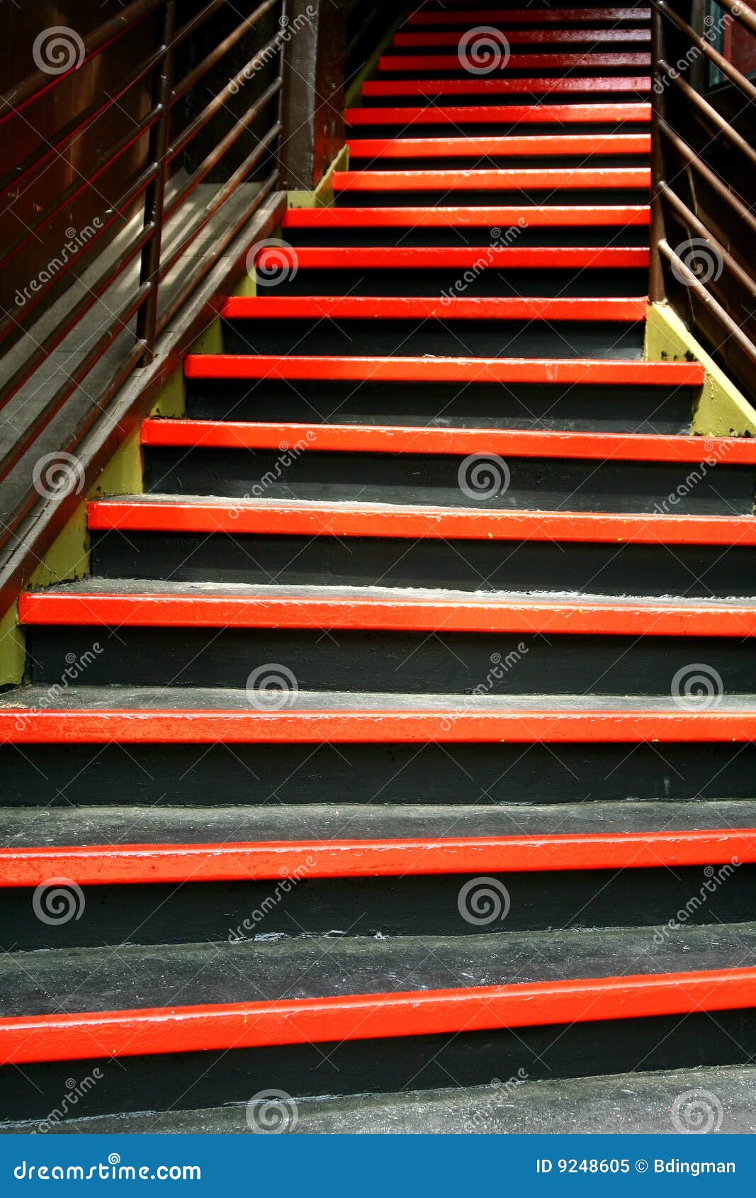 Funky Colored Stairs stock image. Image of futuristic 9248605