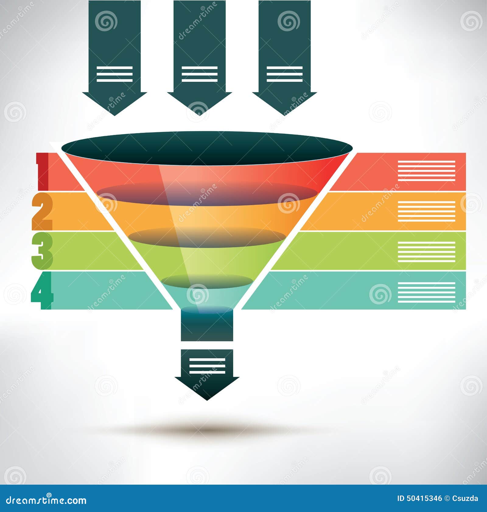 funnel flow chart template