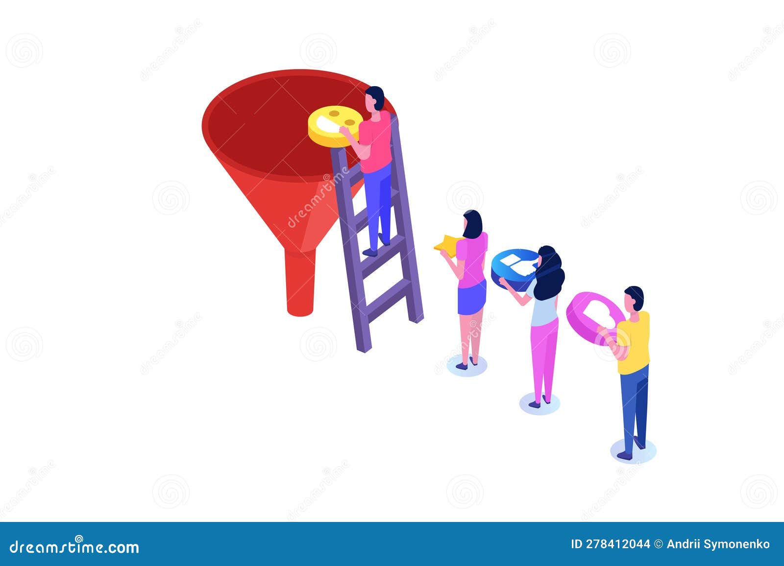 funnel sales, lead generation, online or permission marketing