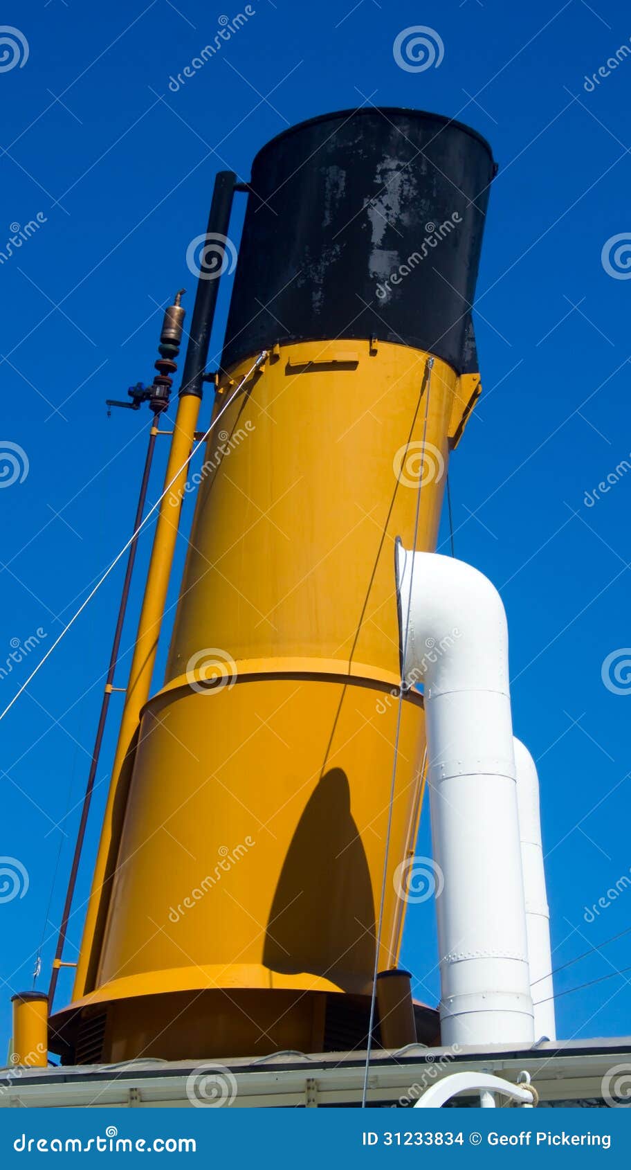 Funnel stock photo. Image of vessel, ferry, craft, power ...