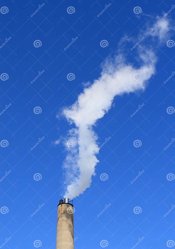 Funnel and smoke stock image. Image of funnel, energy 4663169