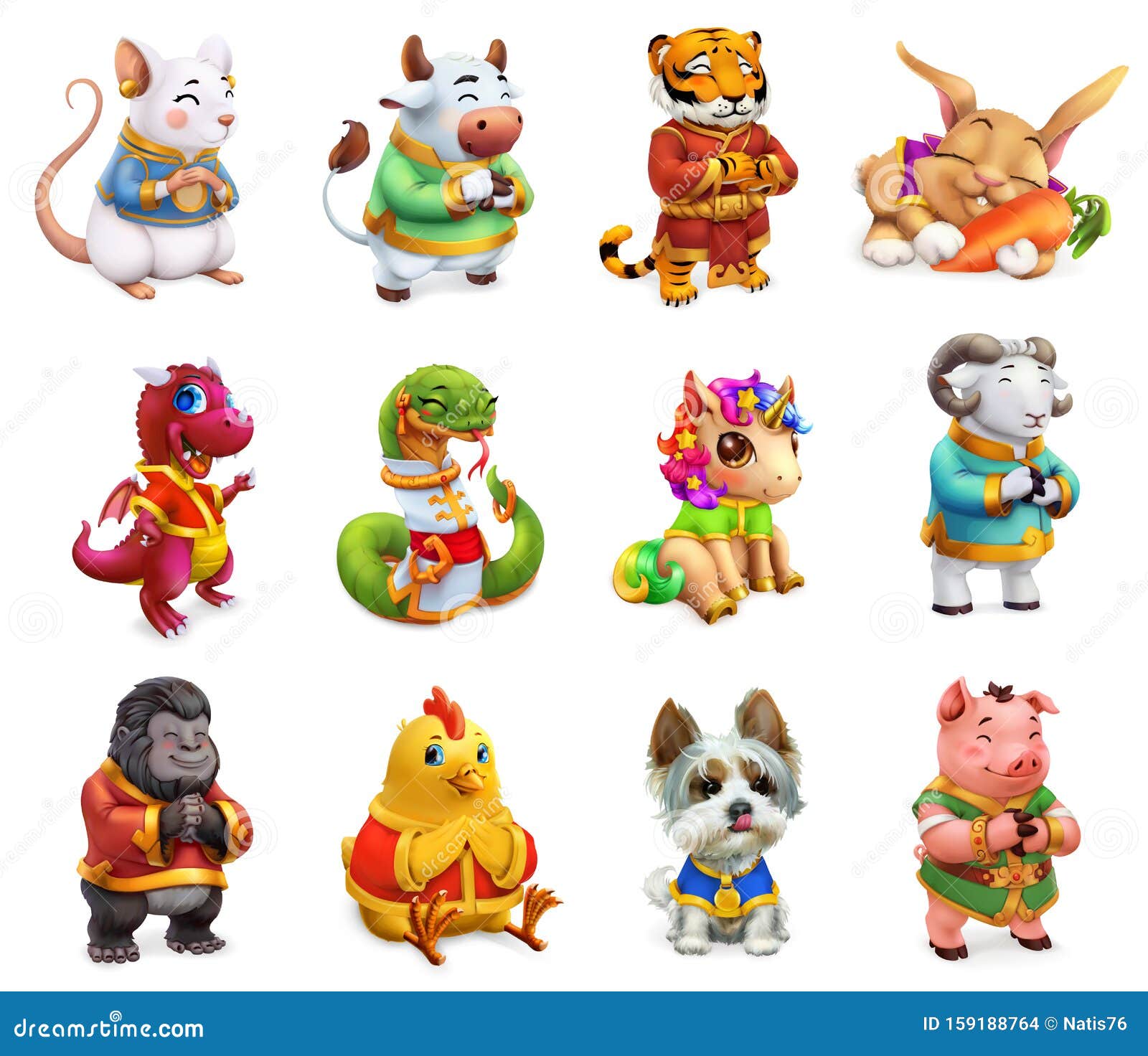 Funny Animal in the Chinese Zodiac, Rat, Ox, Tiger, Rabbit, Dragon and Snake, Horse, Sheep, Monkey, Rooster, Dog and Pig Stock Vector - Illustration of icon, animal: 159188764 Funny Animal in the Chinese Zodiac, Rat, Ox, Tiger, Rabbit, Dragon and Snake, Horse, Sheep, Monkey, Rooster, Dog and Pig Stock Vector - Illustration of icon, animal: 159188764